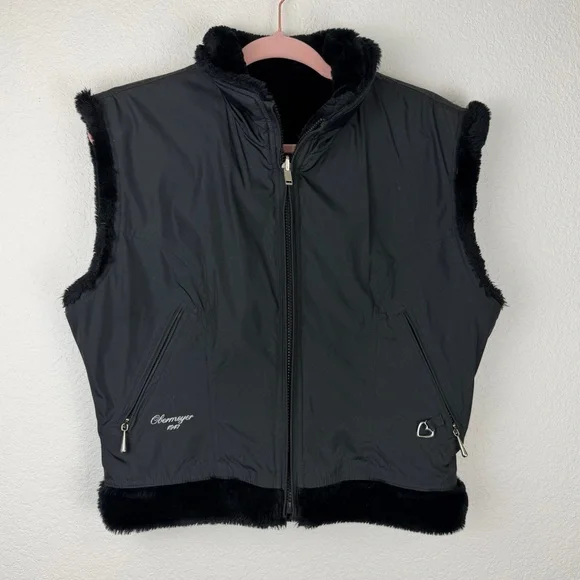 Obermeyer Niki Cropped Lined Vest Black Medium - Picture 7 of 11